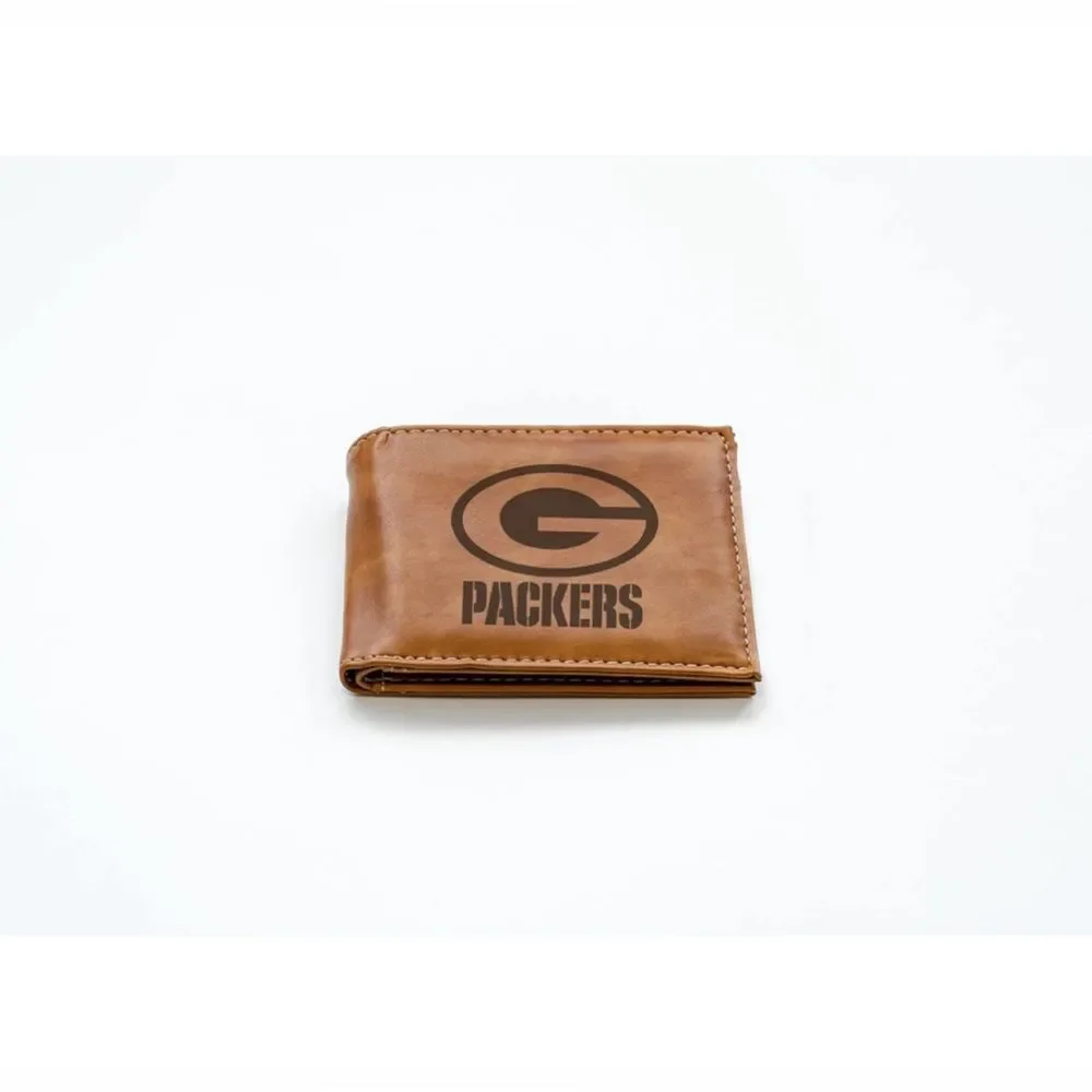 Rico Industries NFL Laser Engraved Bill-fold Wallet,Slim Design NWOT